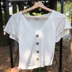 Adorable white top